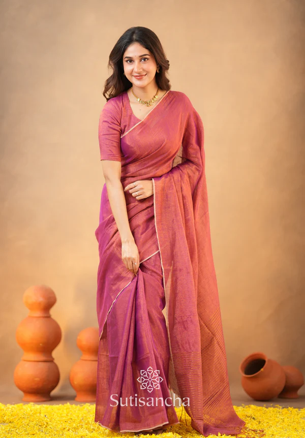 Rose Petal Bridesmaid Saree